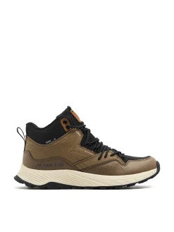 Beżowe sneakersy za kostkę