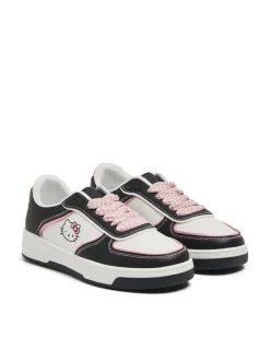 Biało-czarne sneakersy Hello Kitty