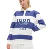 Bluza w paski z aplikacją