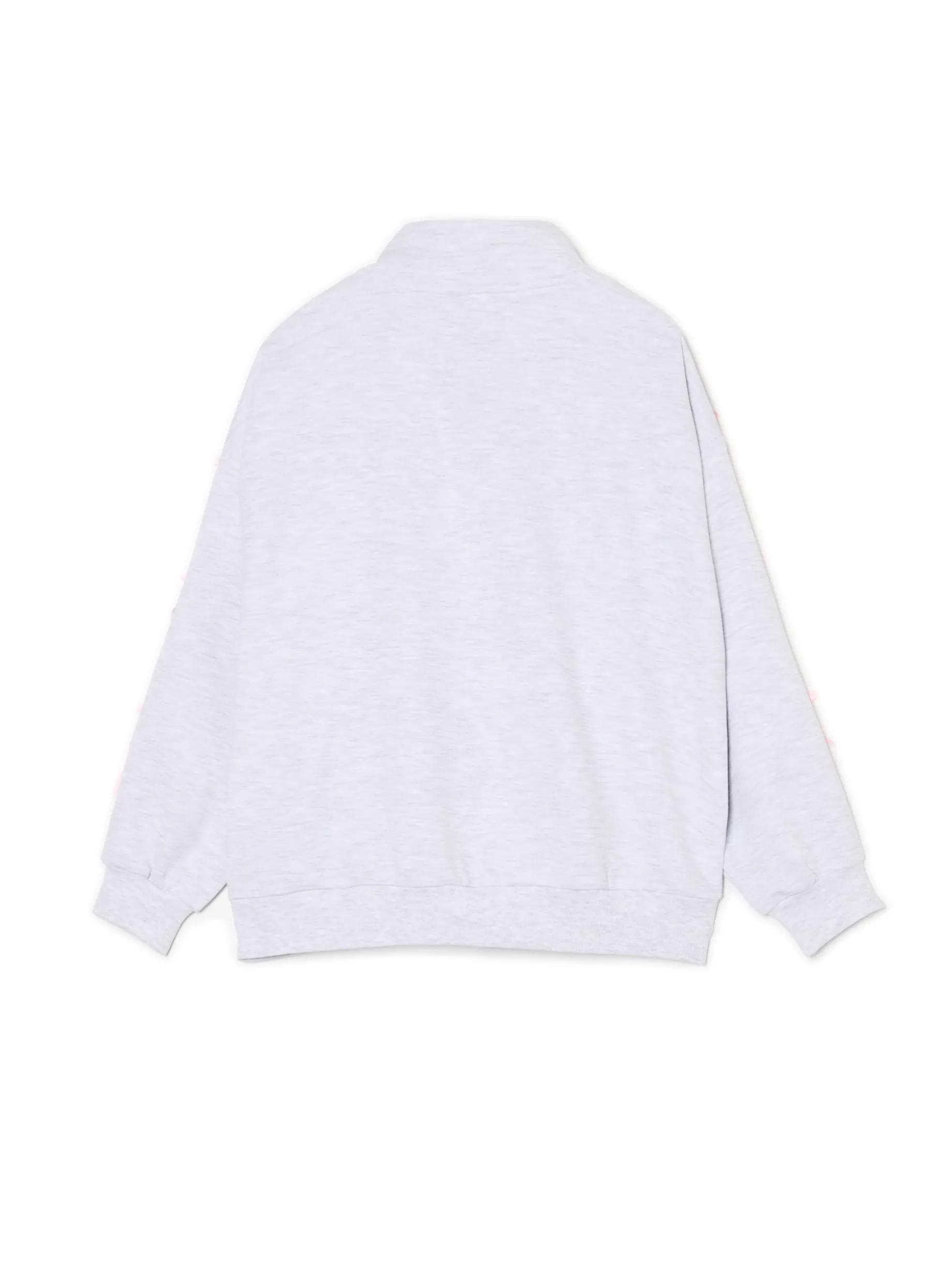 Bluza ze stójką i kokardami