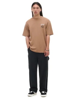 Brązowy T-shirt z kawą