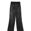 Cekinowe spodnie tailoring