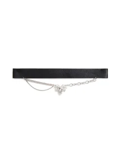 Choker z łańcuszkiem i serduszkiem