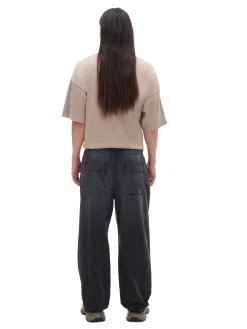 Ciemnoszare jeansy super baggy
