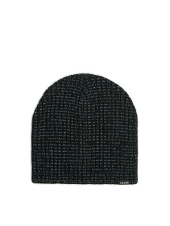 Czapka beanie z drobnym nadrukiem