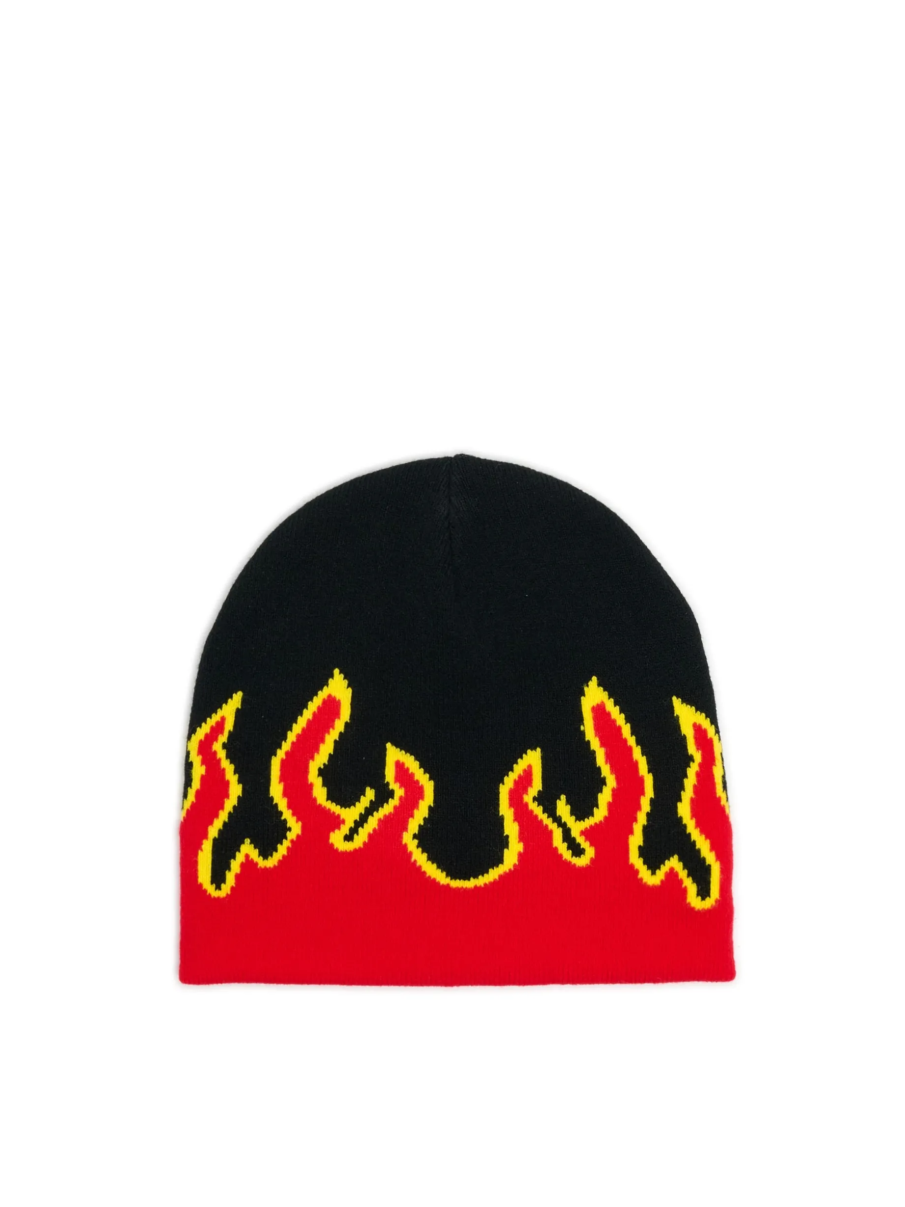 Czapka beanie z nadrukiem płomieni