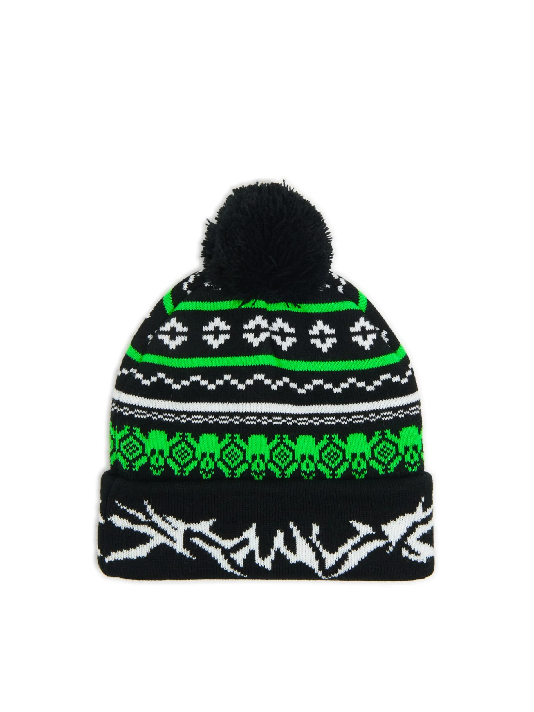 Czapka beanie z pomponem