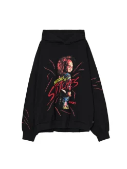 Czarna bluza hoddie z Laleczką Chucky