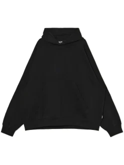 Czarna bluza oversize z kapturem