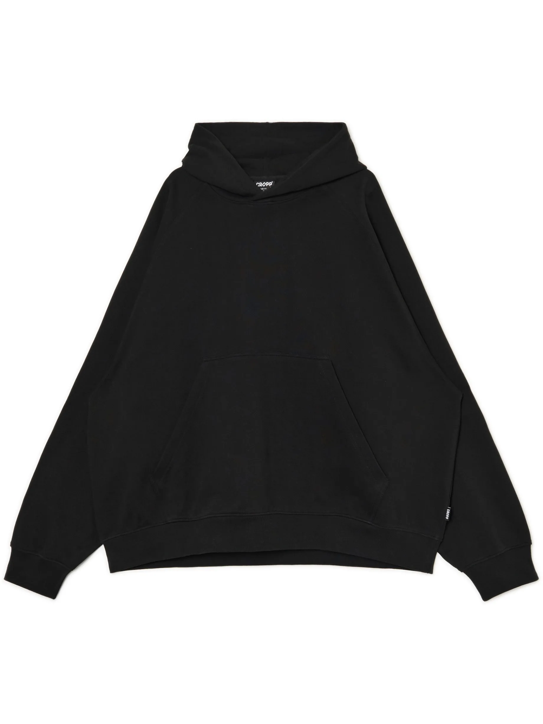 Czarna bluza oversize z kapturem