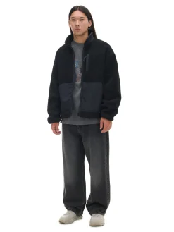 Czarna bluza sherpa
