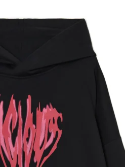 Czarna bluza z efektownym nadrukiem UNISEX