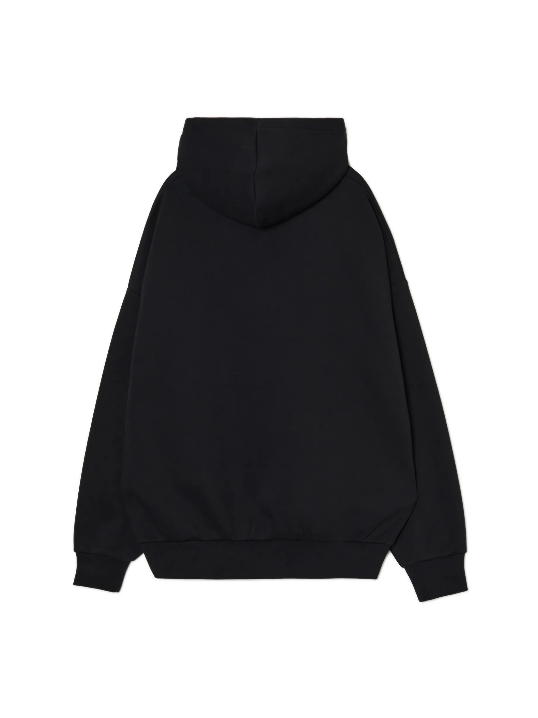 Czarna bluza z efektownym nadrukiem UNISEX