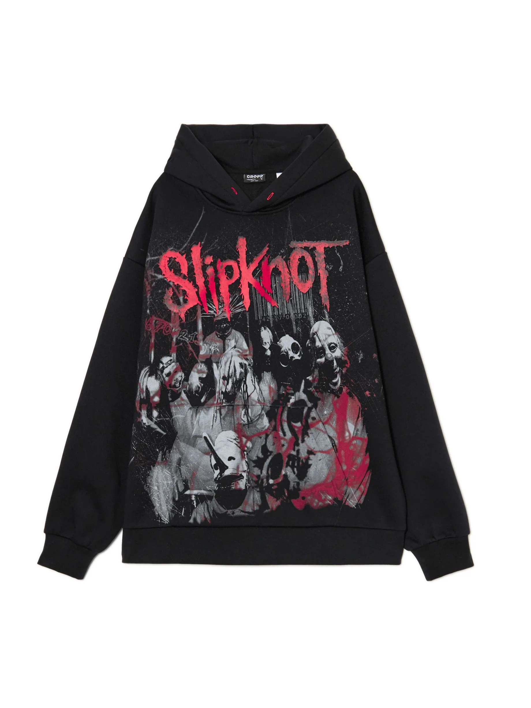 Czarna bluza z kapturem Slipknot