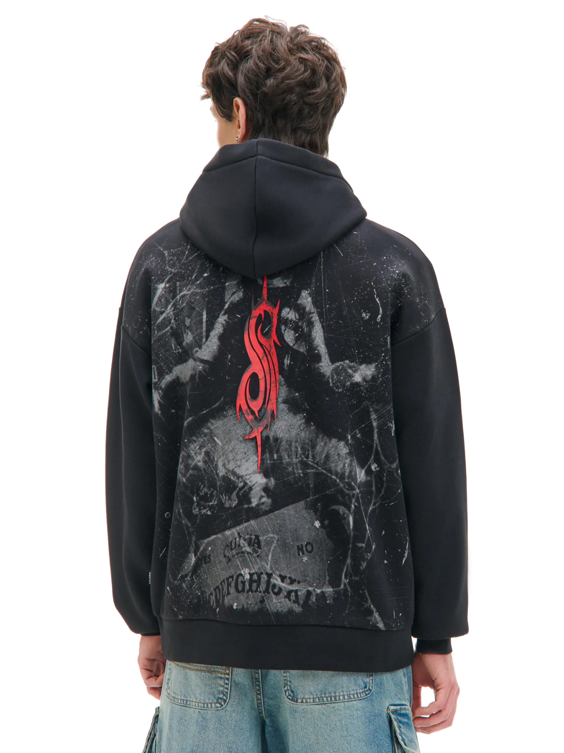 Czarna bluza z kapturem Slipknot