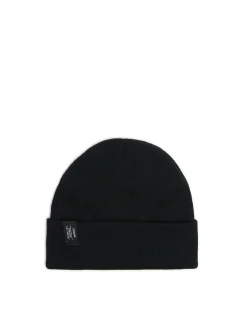Czarna czapka beanie z wiskozą