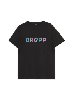 Czarna koszulka CROPP