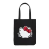 Czarna płócienna torba Hello Kitty