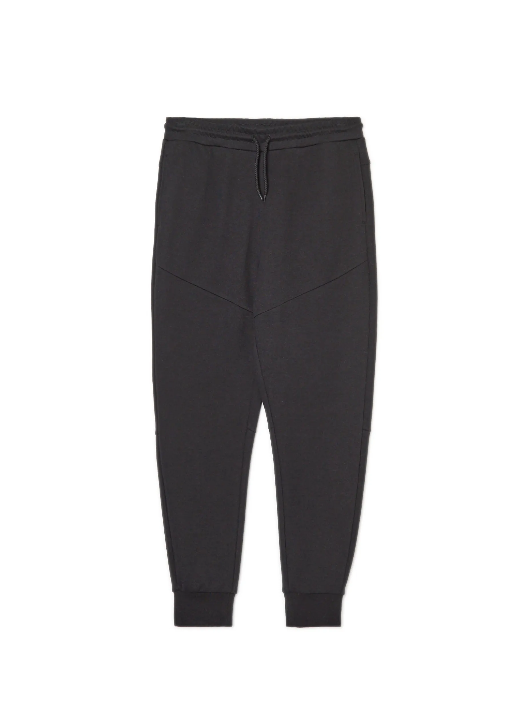 Czarne dresowe joggery slim