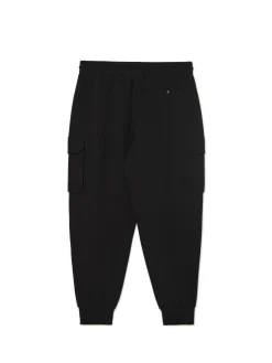 Czarne dresowe joggery z kieszeniami