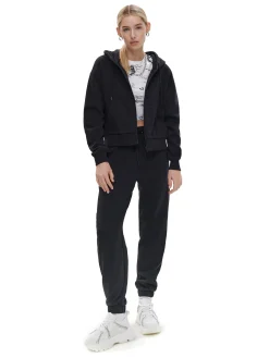 Czarne dresowe spodnie jogger
