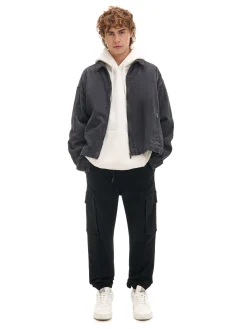 Czarne jeansowe joggery