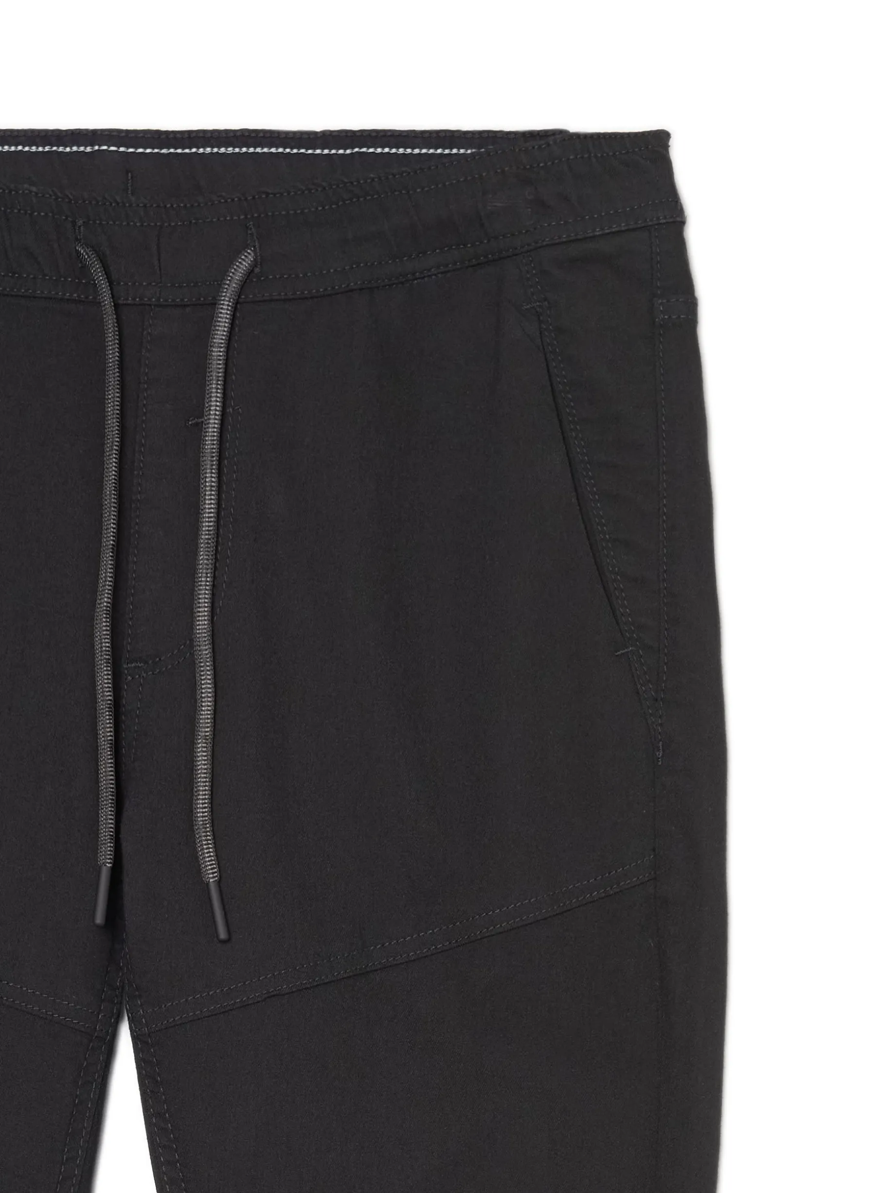 Czarne jeansowe joggery