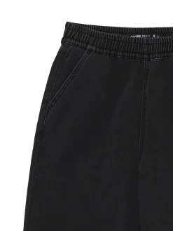 Czarne jeansowe joggery