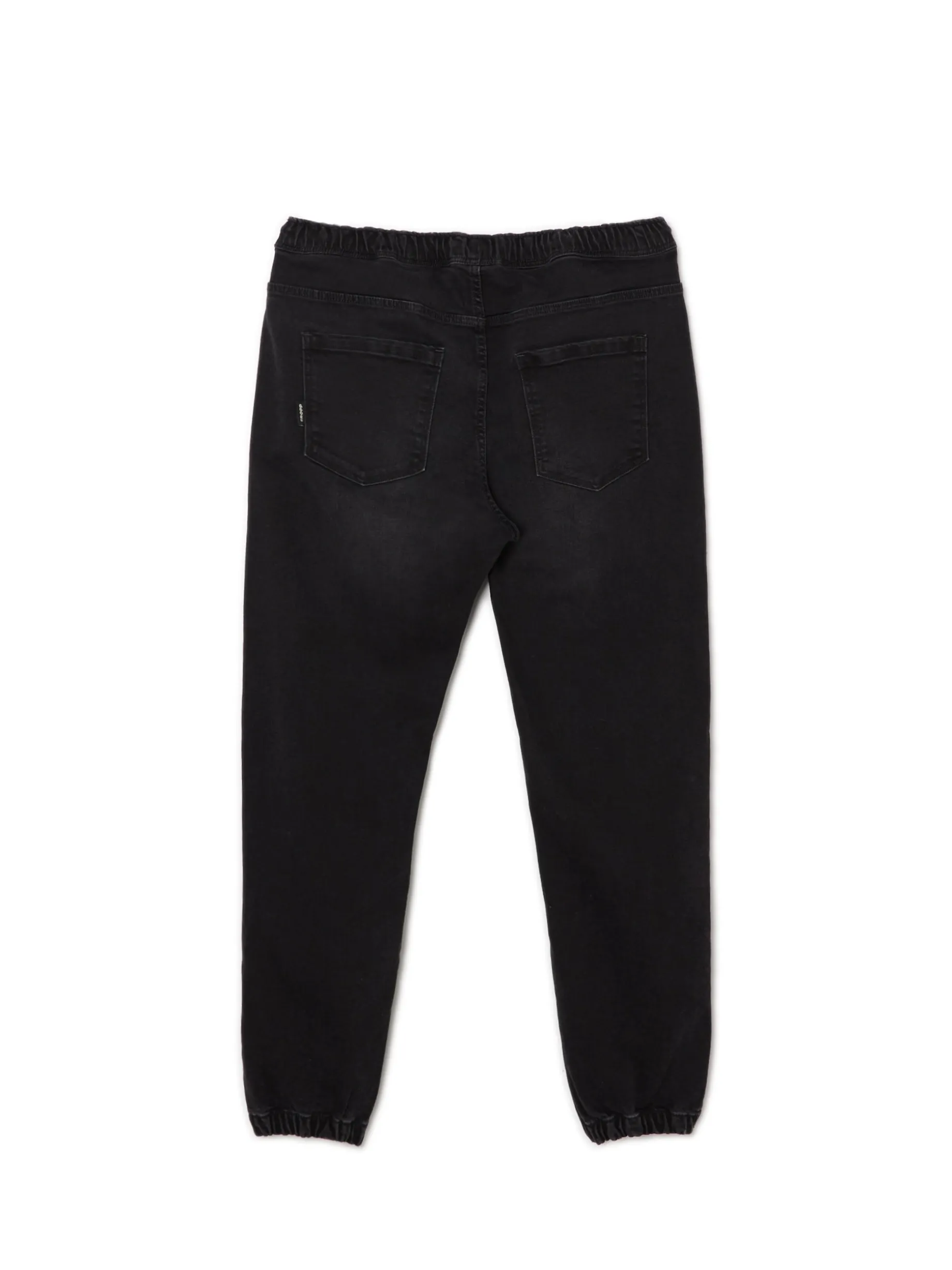 Czarne jeansowe joggery
