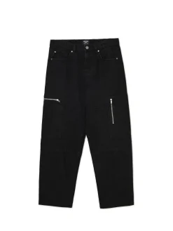 Czarne jeansy baggy balloon