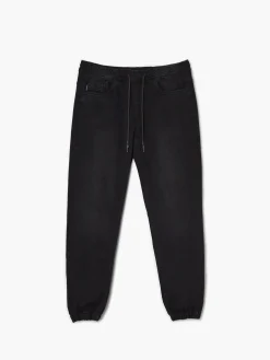 Czarne jeansy jogger
