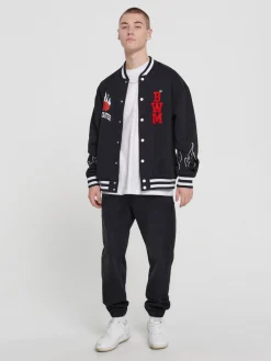 Czarne jeansy jogger