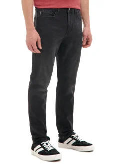 Czarne jeansy slim
