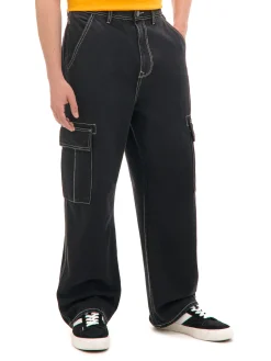 Czarne jeansy super baggy
