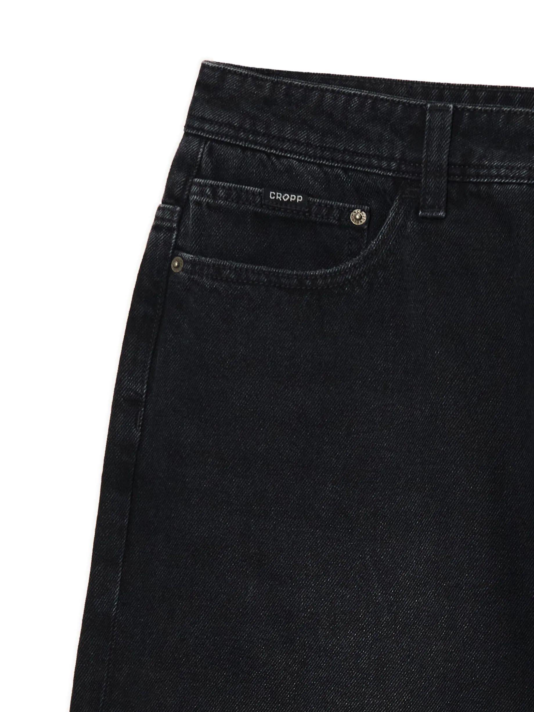 Czarne jeansy super baggy