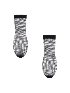 Czarne skarpetki kabaretki 2 pack