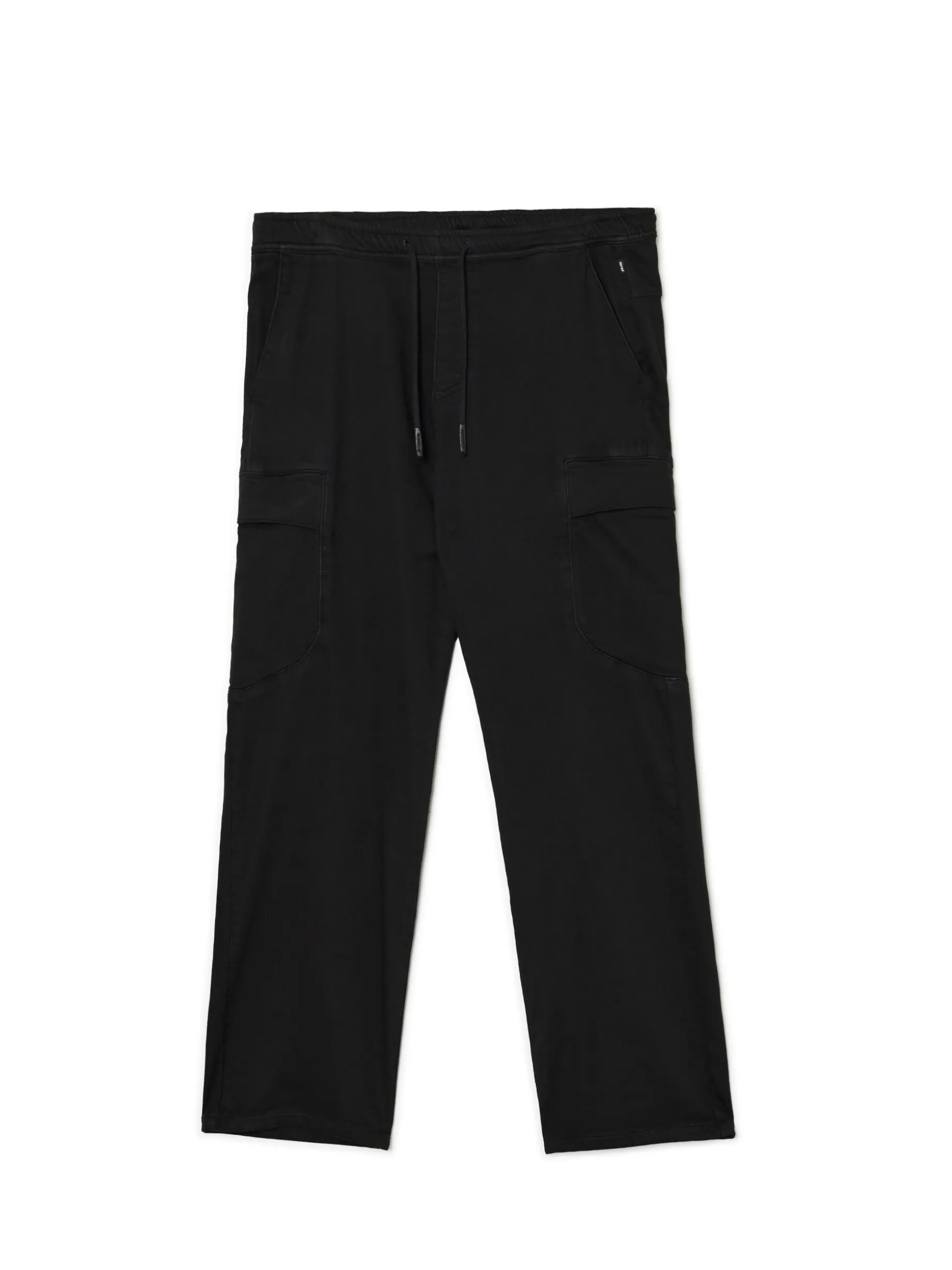 Czarne spodnie jogger loose
