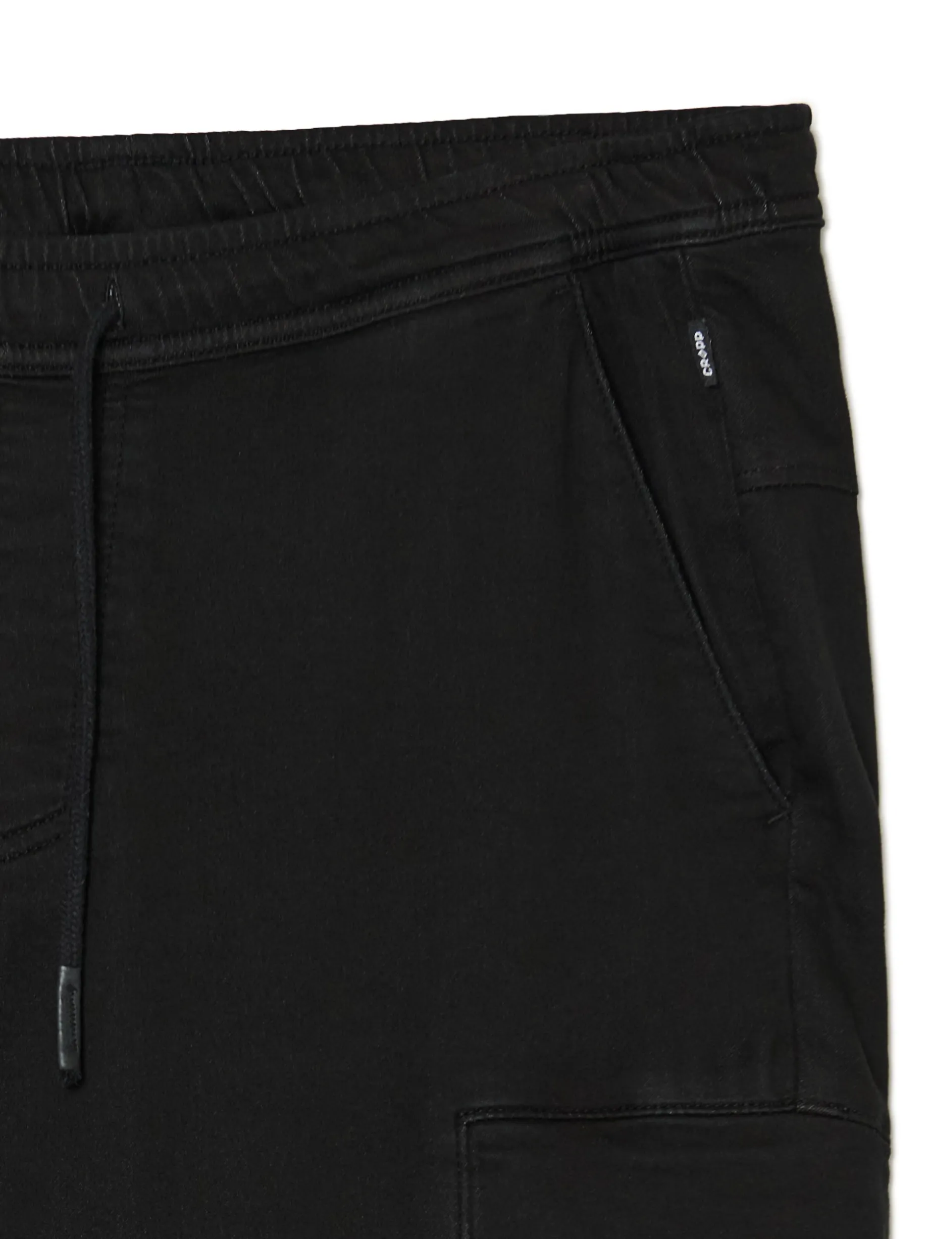 Czarne spodnie jogger loose