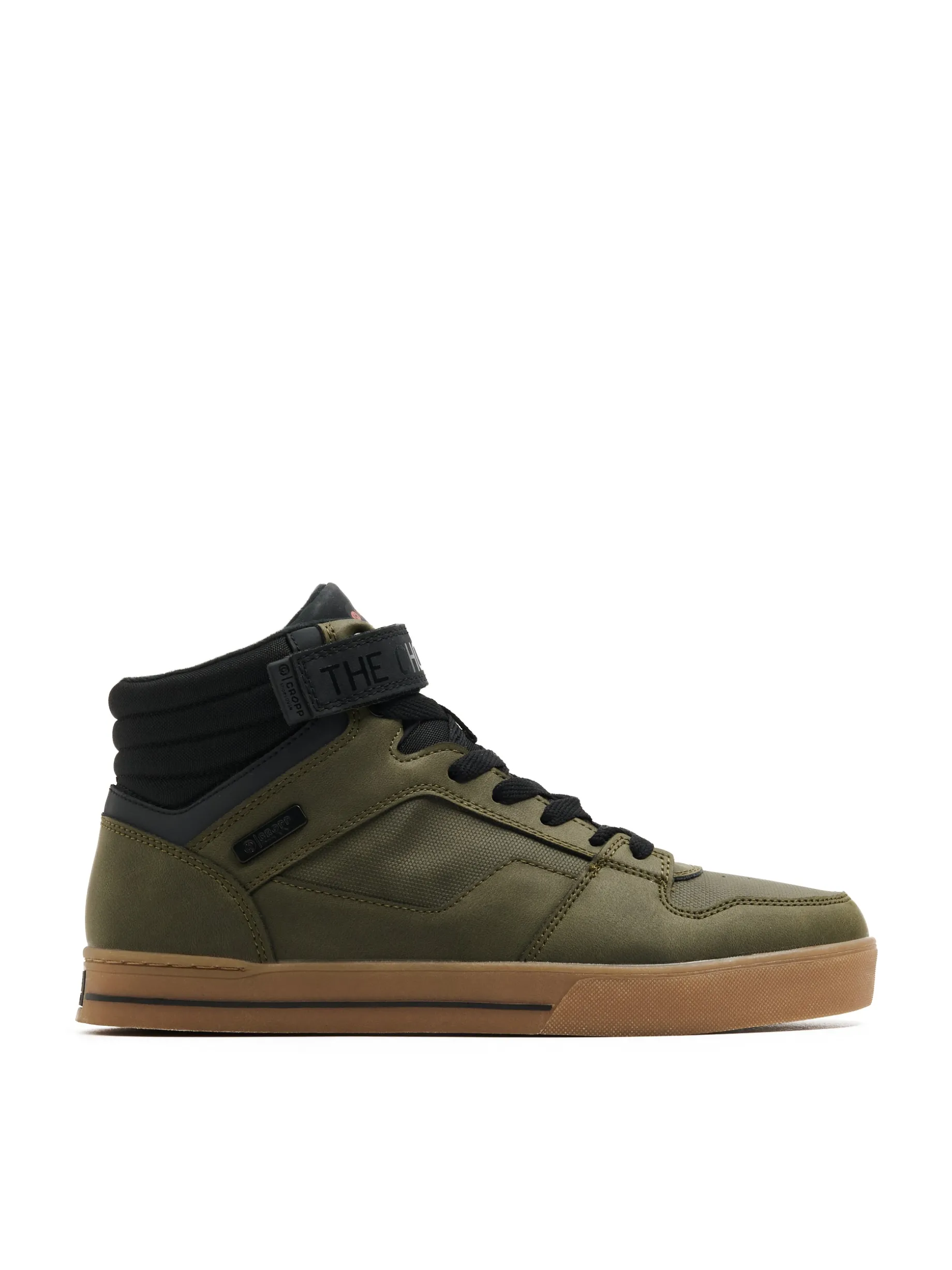 Czarno-zielone sneakersy
