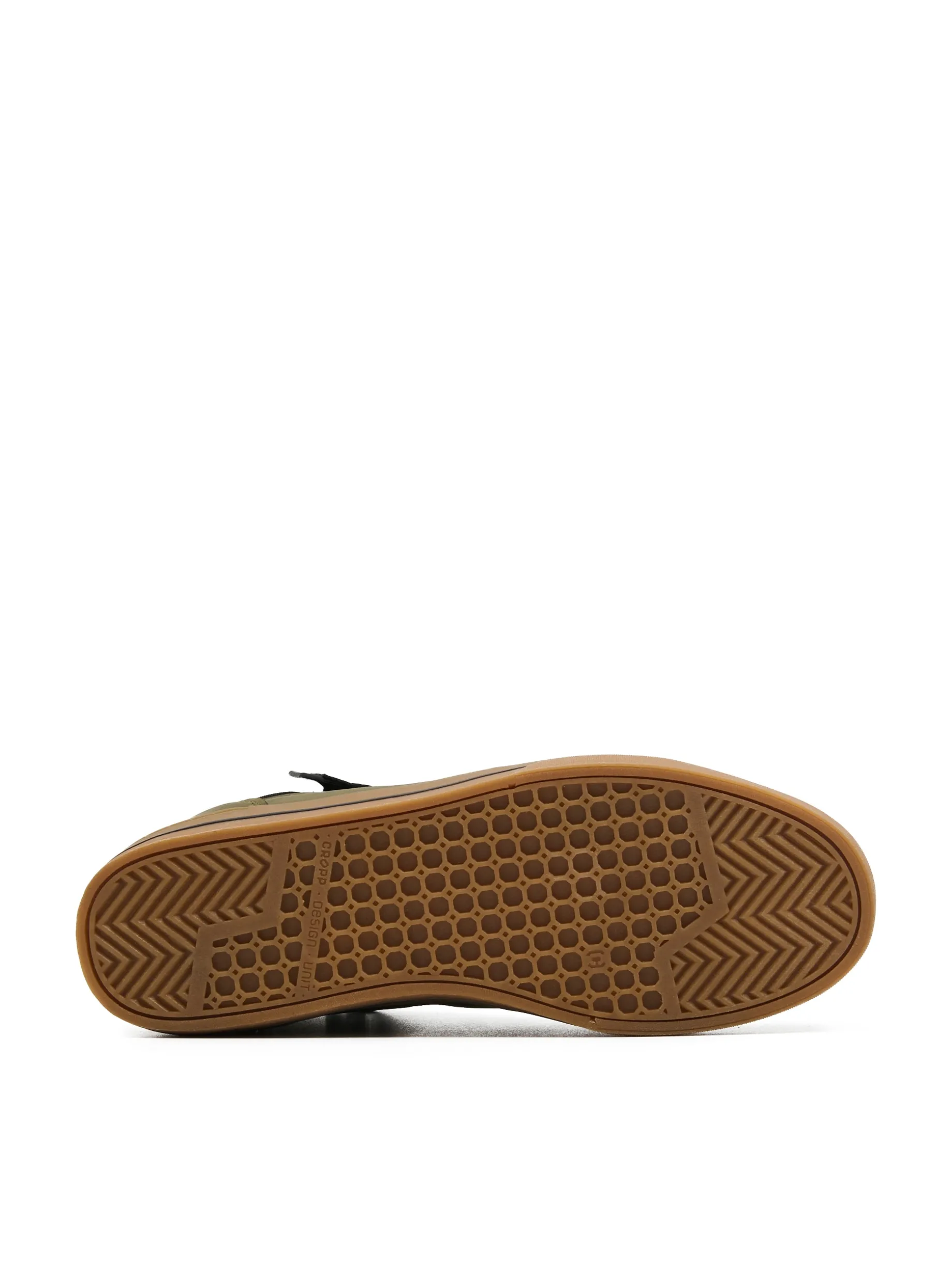 Czarno-zielone sneakersy