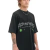 Czarny T-shirt z printem Rick i Morty