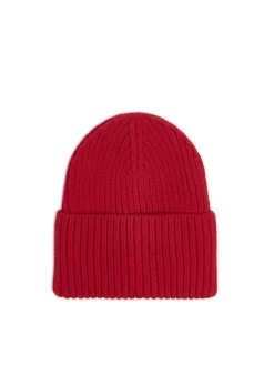Czerwona czapka beanie