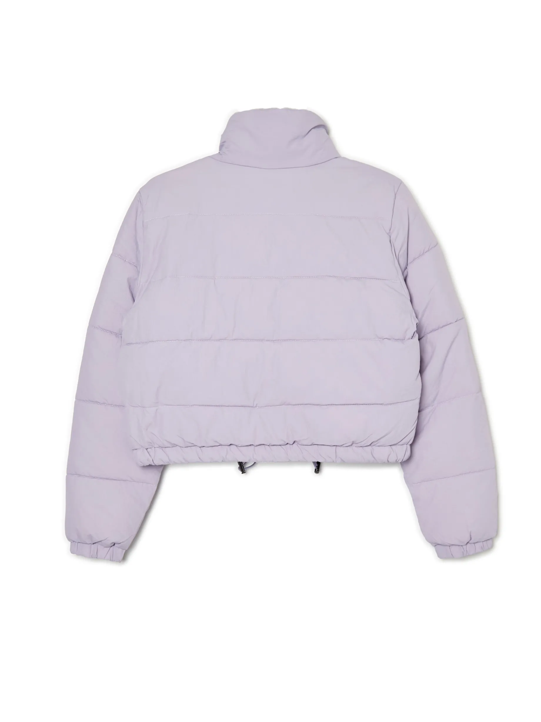 Fioletowa kurtka puffer