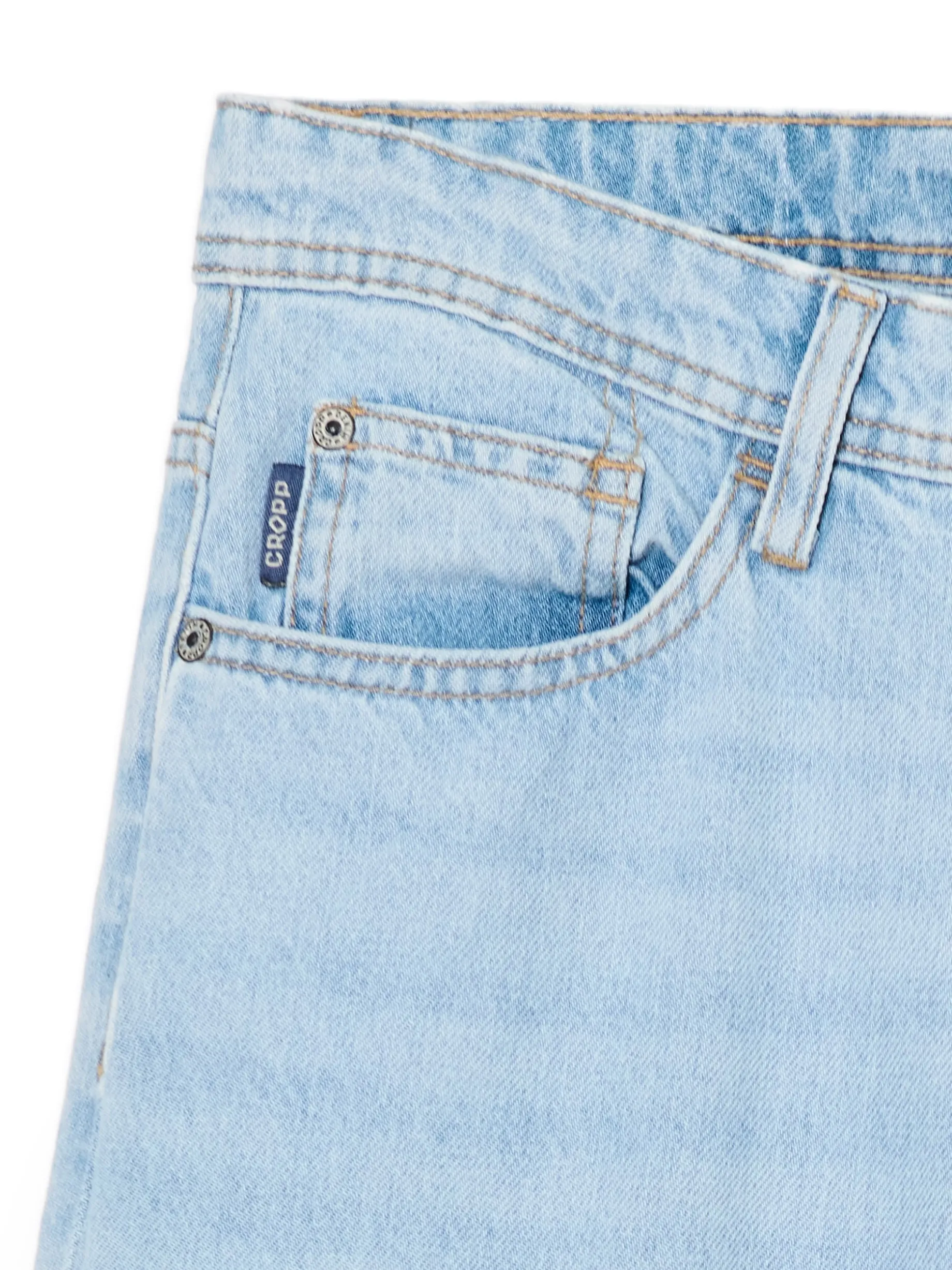 Jasne jeansy relaxed