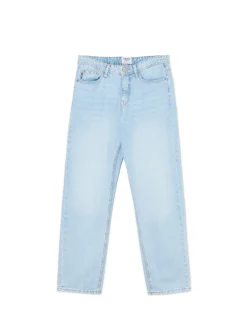 Jasne jeansy relaxed