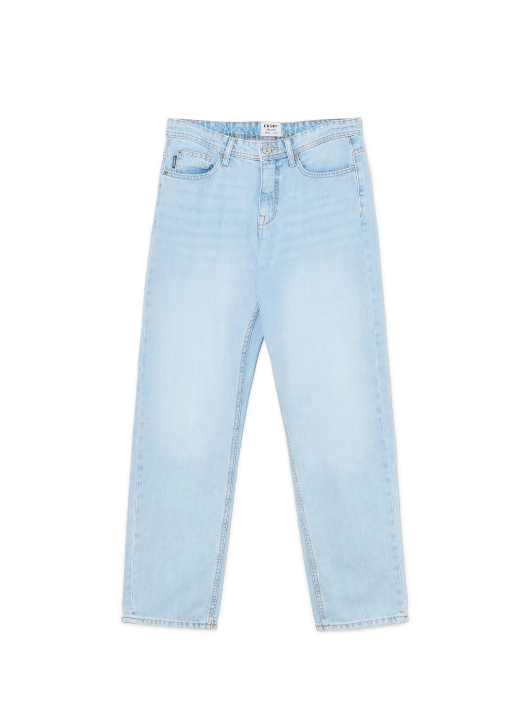Jasne jeansy relaxed