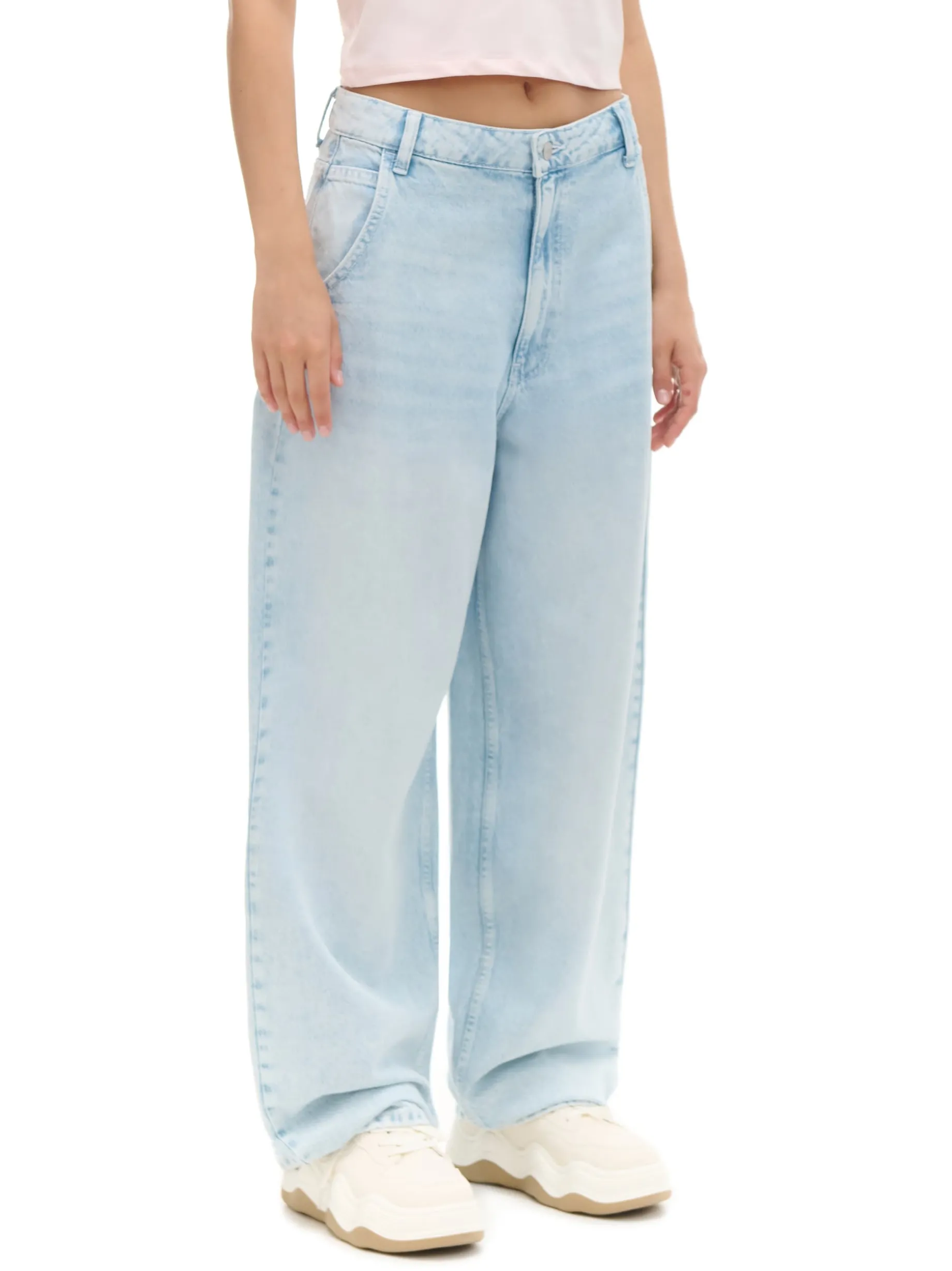 Jasne jeansy skater