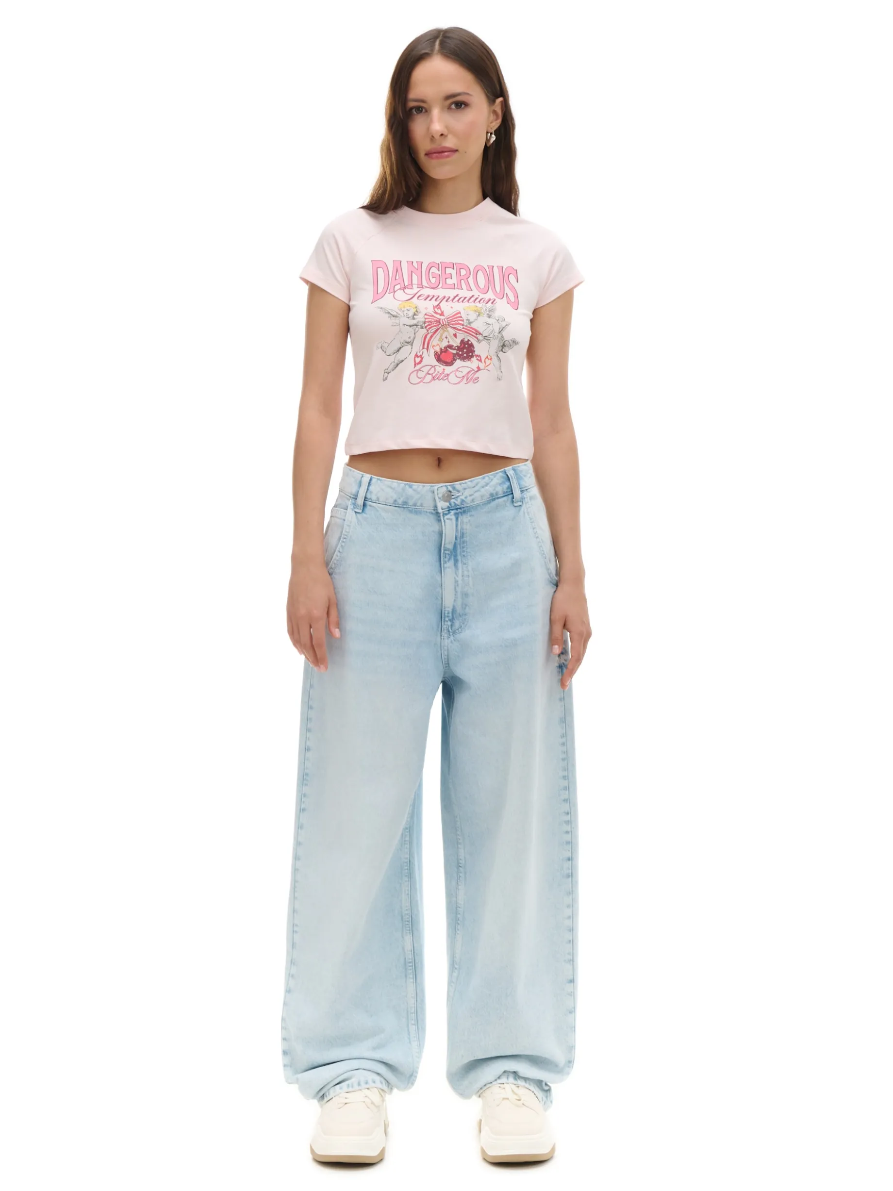 Jasne jeansy skater