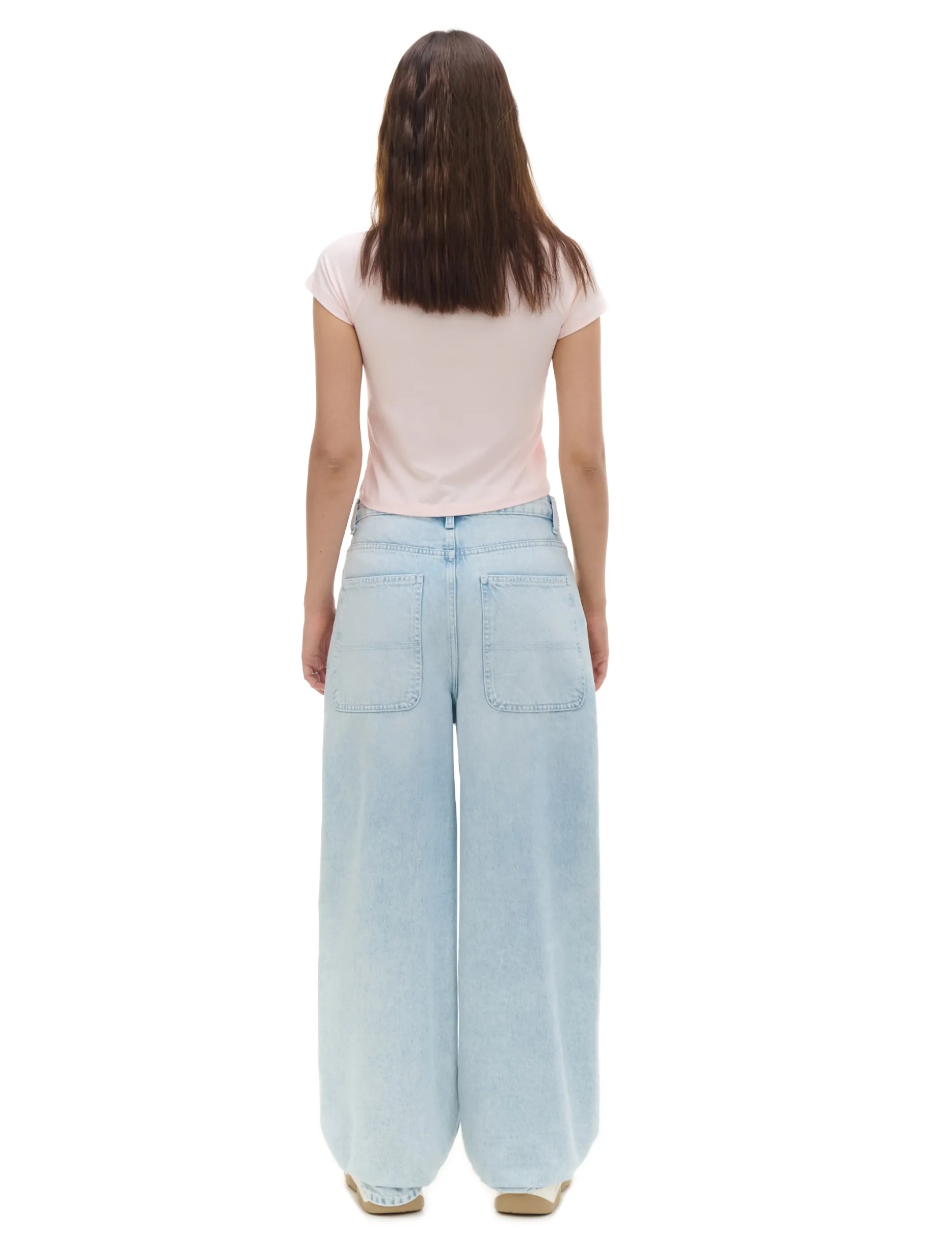 Jasne jeansy skater