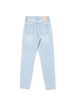 Jasnoniebieskie jeansy mom slim TALL